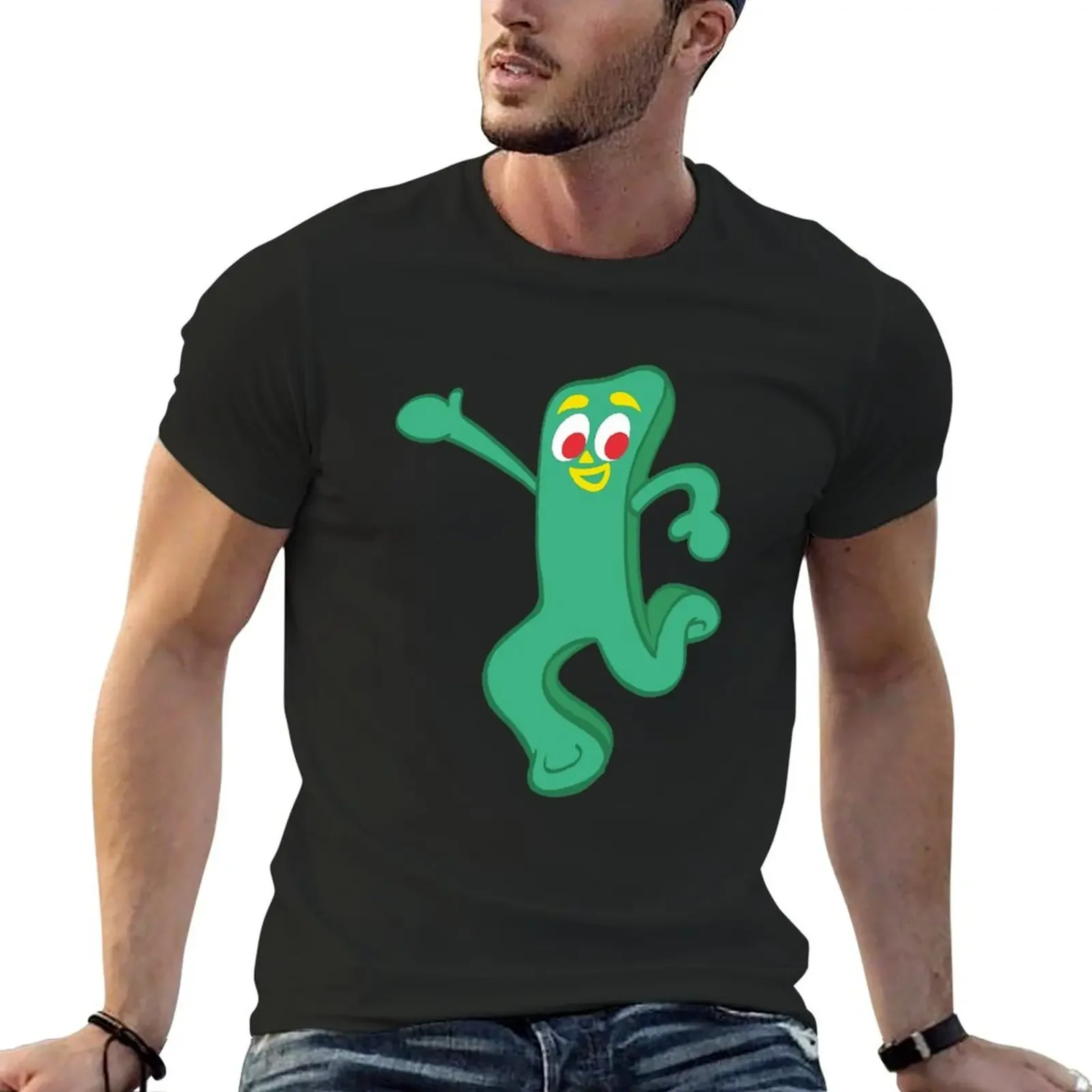 

Gumby T-Shirt anime clothes plus size tops essential t shirt man clothes mens plain t shirts