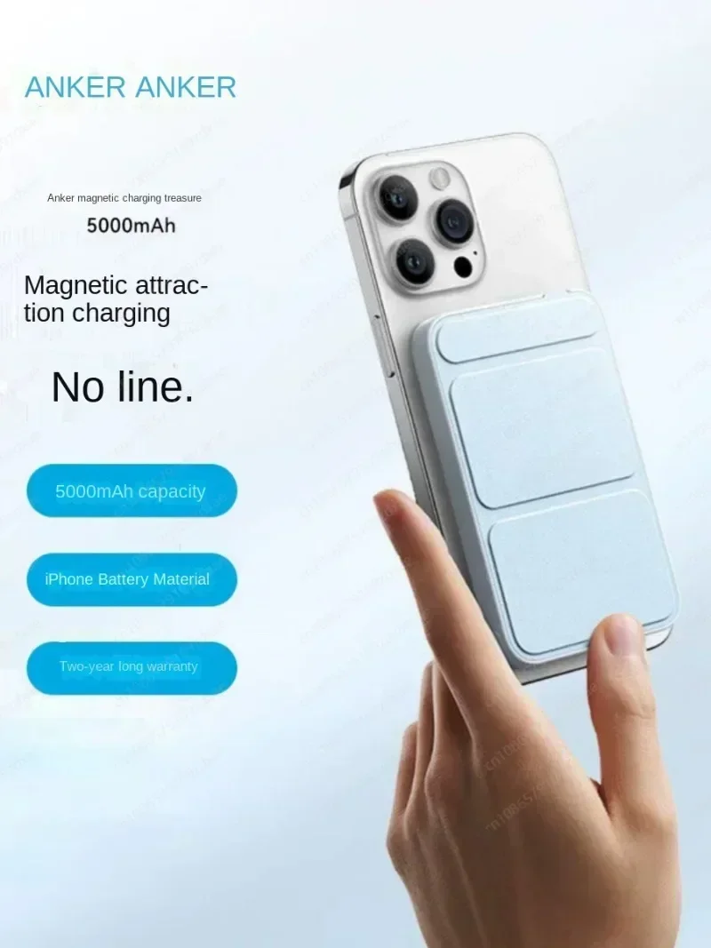 Magnetic wireless power bank bracket Magsafe for iPhone15Pro Apple 14