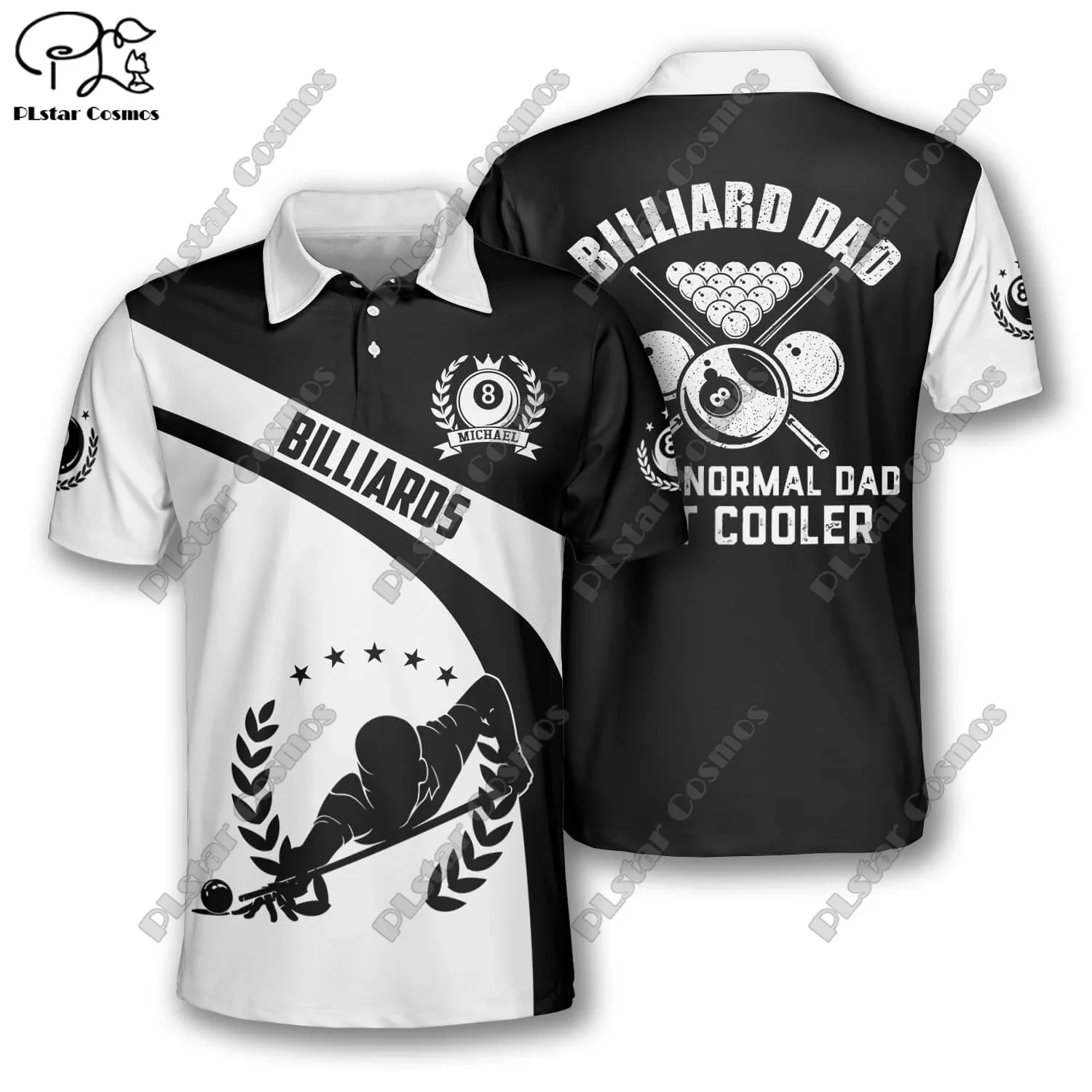 3D Printing Billiard 8 9 Ball Skull Polo Shirt Harajuku Streetwear Summer Tops Sleeveless T-Shirt Fitness Unisex Clothing New  2