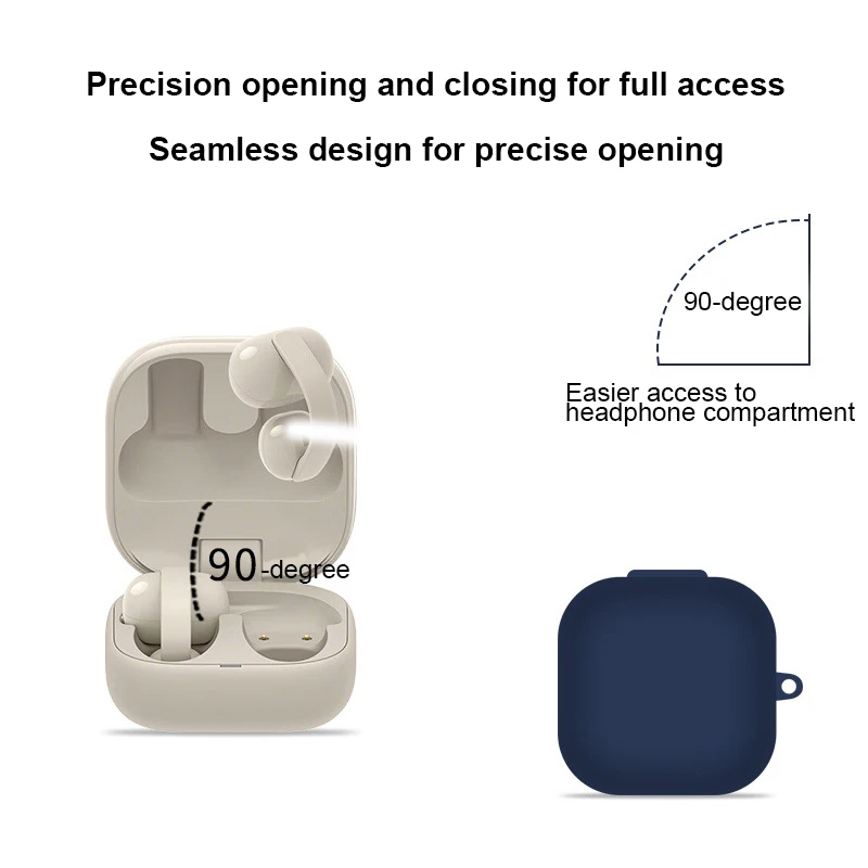 

for sony LinkBuds Clip Wireless Earbuds cover Silicone Soft case Compatible with for LinkBuds Clip Shockproof Protective Sleeve