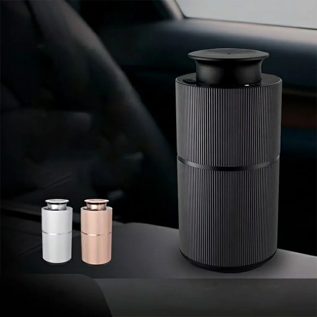 Smart Car Aroma Diffuser Wireless Waterless Essential Oil Nebulizer Rechargeable Air Freshener for Car Home Office