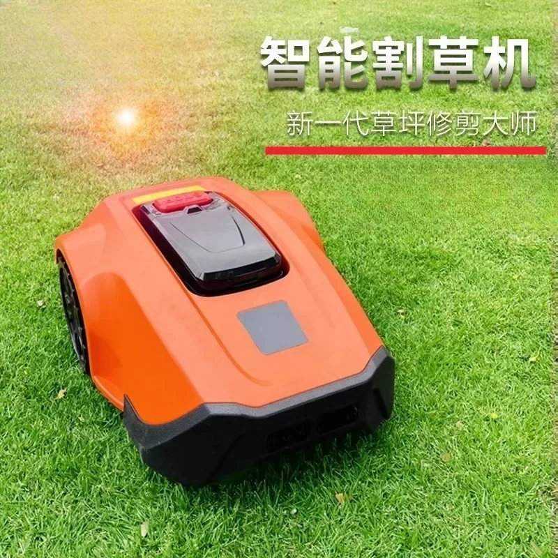 Fully automatic intelligent lithium battery charging electric lawn mower household lawn mowing
