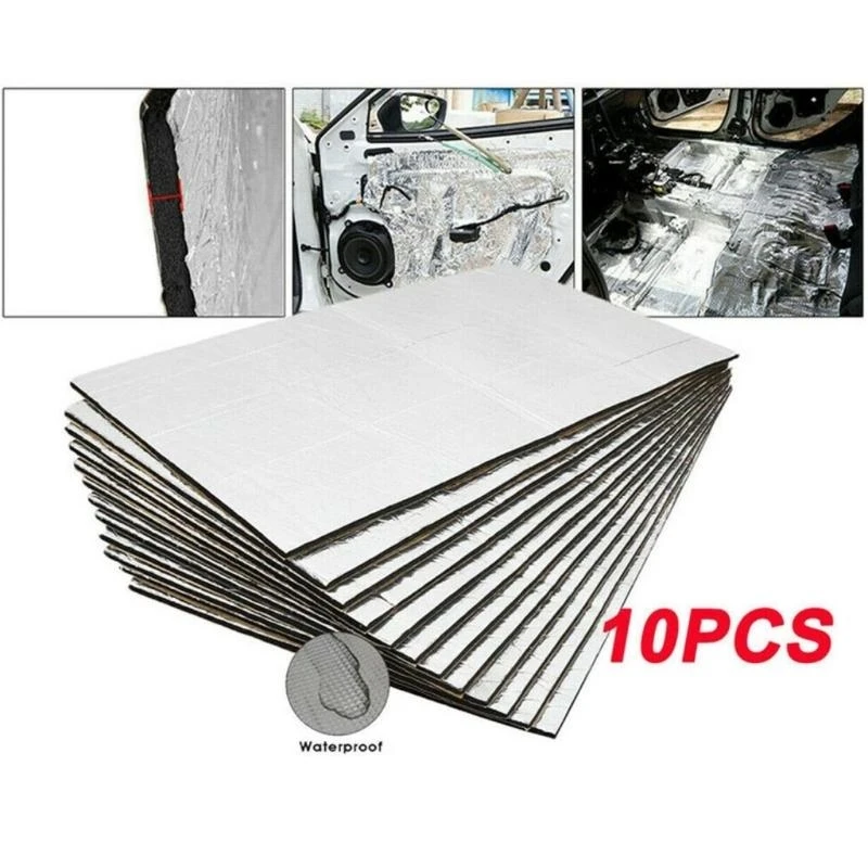 41XA Car Soundproof Deadening Truck Anti-noise Sound Insulation Mat 25x18cm Pad Mat