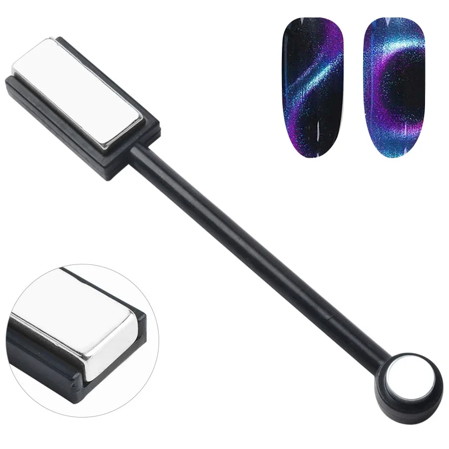أداة فنية للأظافر على شكل عين القطة المغناطيسية، صانع شريط طلاء الجل مع تأثير عين القطة لتصميم الأظافر
