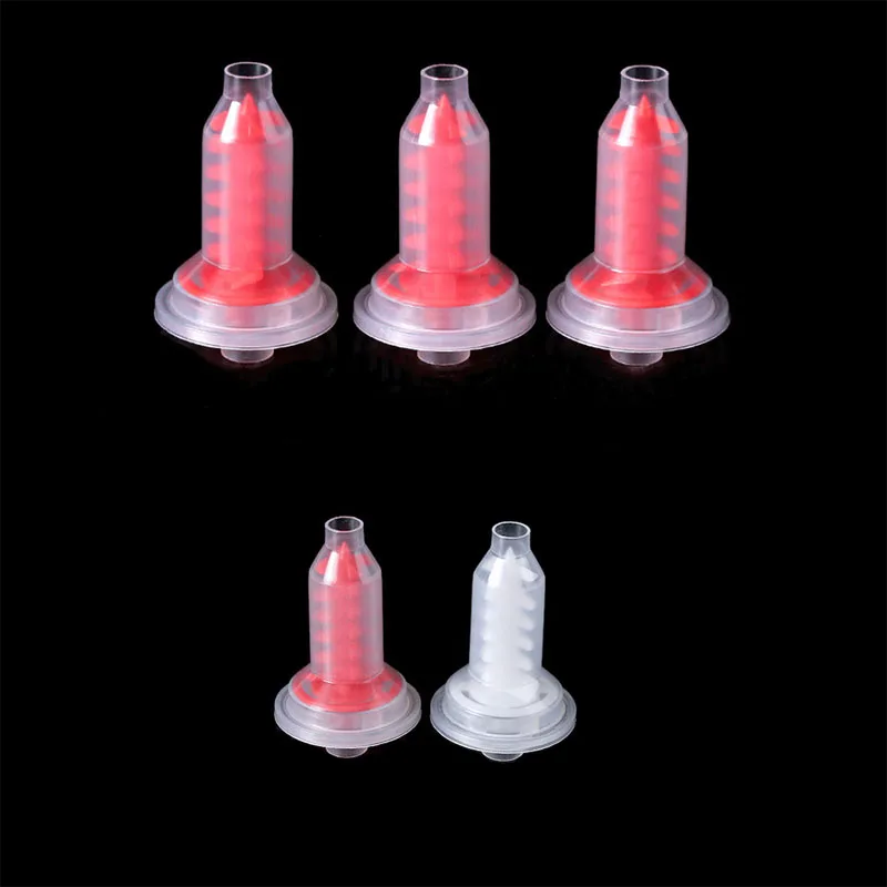 Cabezal de mezcla Dental para tubo de mezcla de dos componentes 5:1, materiales de impresión desechables, puntas de mezcla, tubo de mezcla, tubos de colores de laboratorio