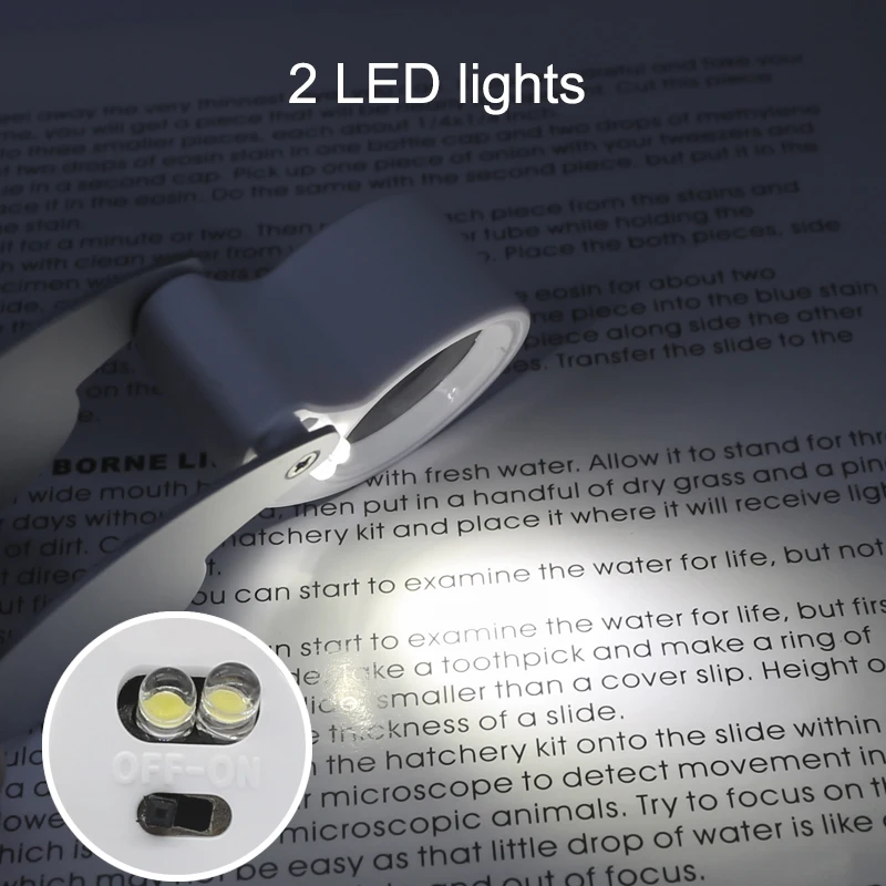 Imagem -04 - Mini Jóias Lupa Led Lupa Dobrável Lente Diâmetro 25 mm Bolso Iluminado Lupa para Jade Apreciação 40x
