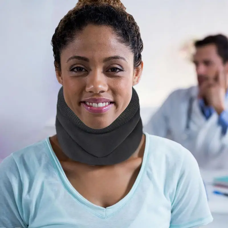 Foam Cervical Collar Vertebral Whiplash Wrap Alignment And Stabilize Adjustable Foam Wraps Vertebral Whiplash Wrap Comfortable