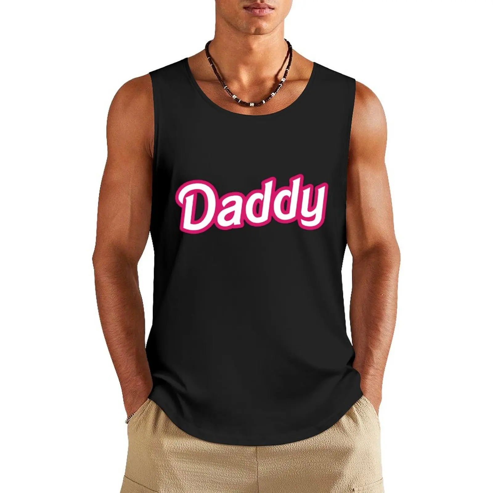 

Daddy Tank Top Men sleeveless tee Men's t-shirt summer clothes