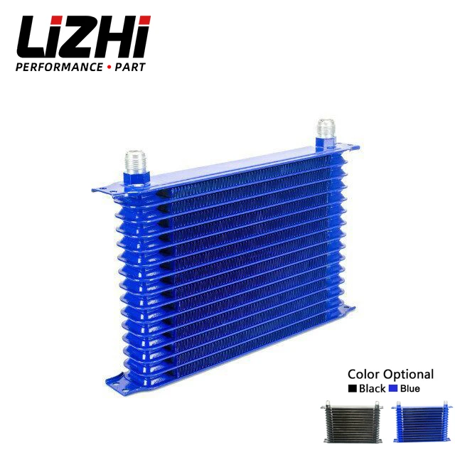 

Универсальный Масляный радиатор коробки передач LIZHI RACING - BLUE 15ROW 10AN- 10AN, модель TRUST LZ5115B