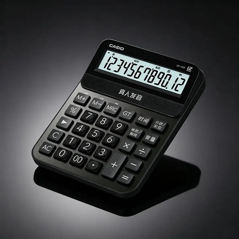 Casio GYDYMY-120/SL-310YC/MH-12: stille, geluidsreducerende zakelijke rekenmachine – voor het uitvoeren van zakelijke berekeningen in vergaderruimtes.