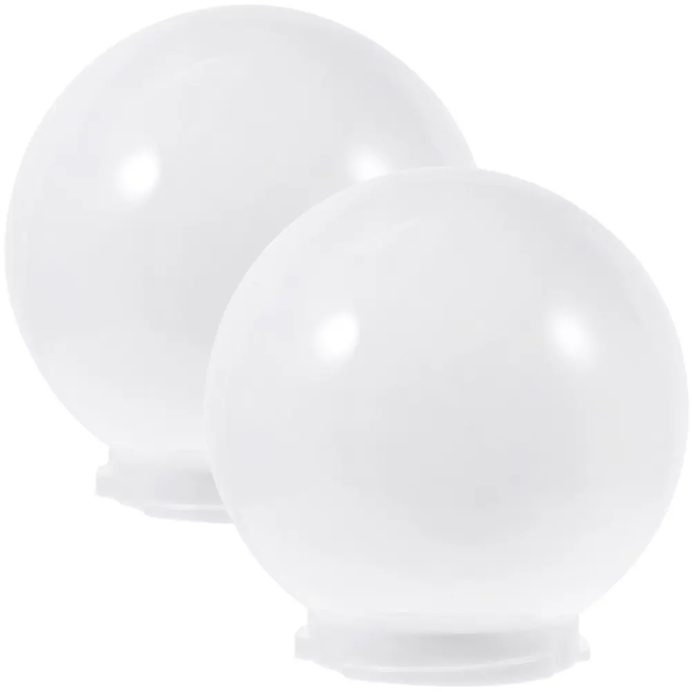 

2Pcs Acrylic Globe Light Cover for Wall Lamp Outdoor Garden Porch Post Light Fixture Replacement Lamp Shade Stylish Protective