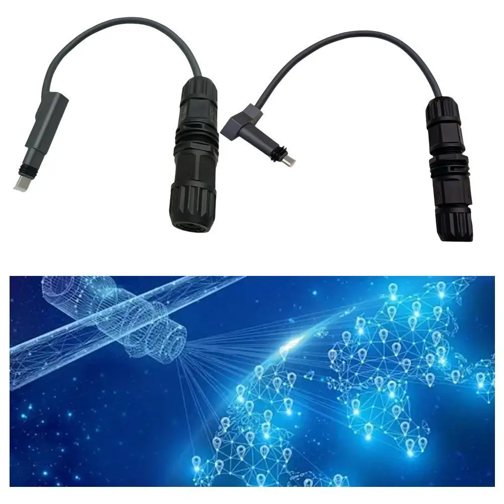 Black For Starlink V2 V1 Plug To RJ45 Adapter Internet Cable Single Head Extension Router Side Satellite Terminal Connector