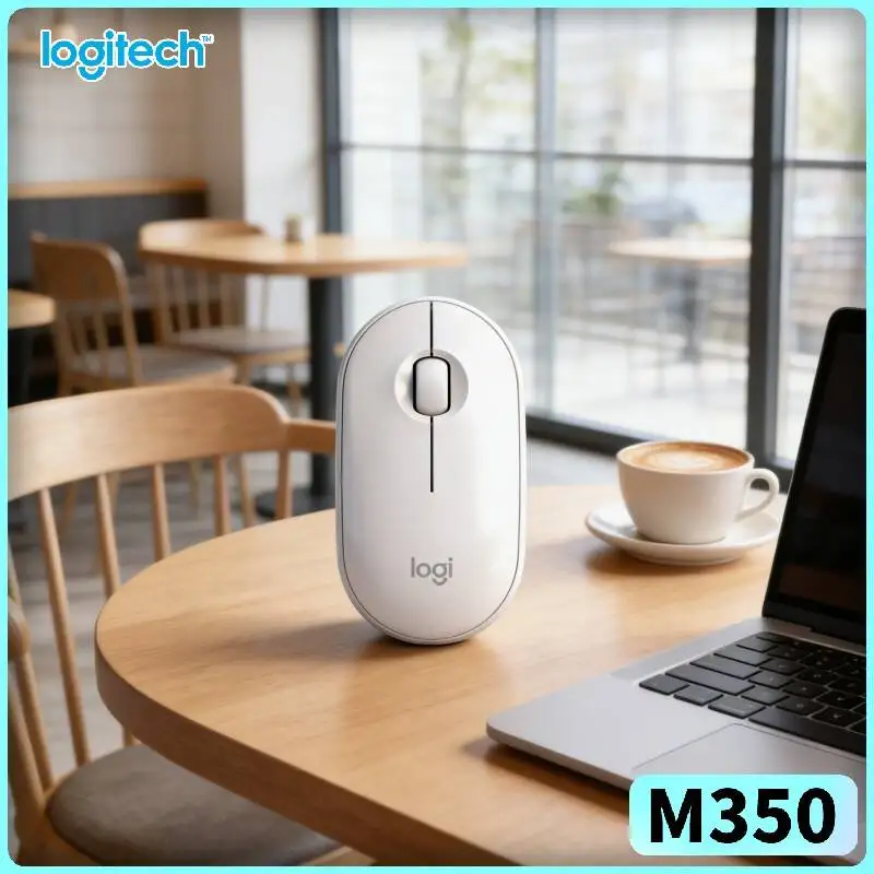 Logitech M350 Wireless Quiet Mouse - Silent Clicks, 1000 DPI, Recycled Plastic, 18-Month Battery, Eco-Friendly Buy