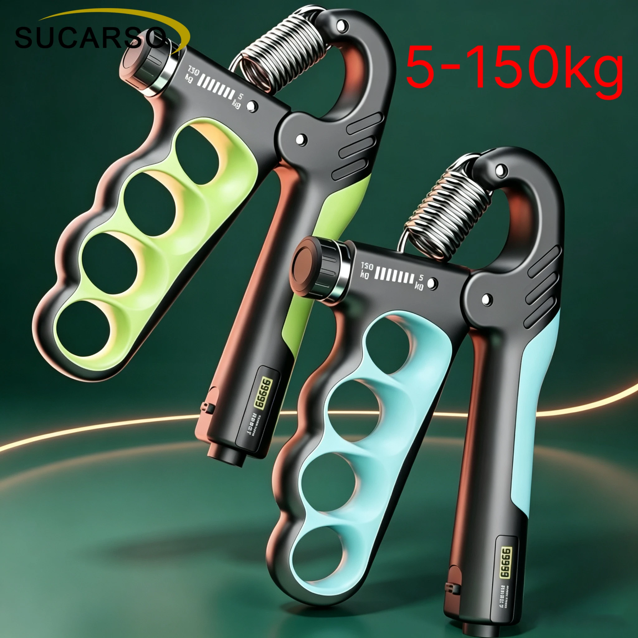 5-150Kg Hand Gripper Gym Wrist Expander Hand Strengthener Adjustable Dynamometer Finger Forearm Trainer Muscle Recover