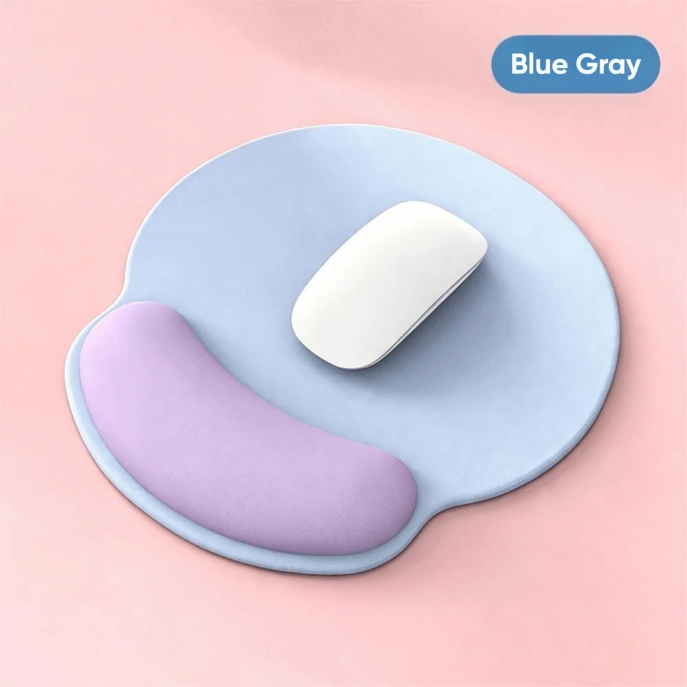 Durable Non-Slip Gradient Mouse Pad Rubber Smooth Surface Comfortable Wrist Rest Soft Desktop Wrist Support Computer Desktop