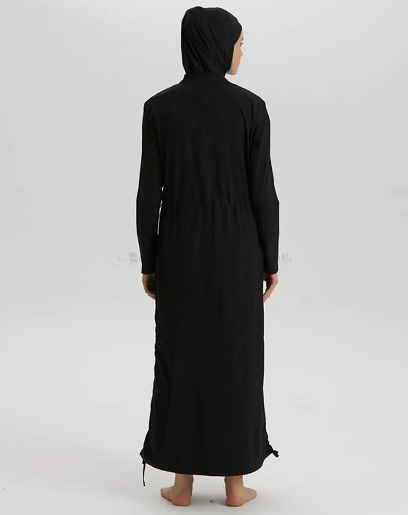 Traje de baño musulmán islámico para mujer, vestido largo y pantalones, Burkini modesto, ropa de Surf, traje de baño deportivo completo, conjuntos