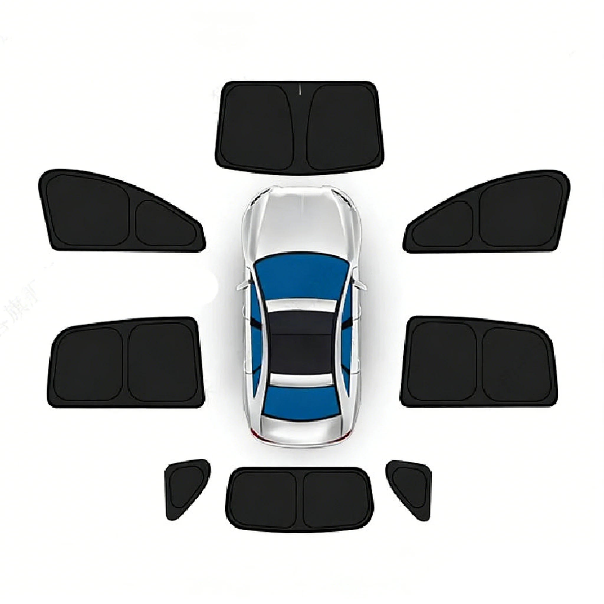 

NEW Double Layer Car Window Windshield Sunshade Heat Insulation for H9 2025 Auto Accessories