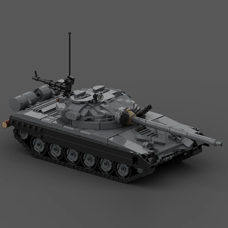 688 pièces – Modèle de char militaire TMOC-72 Ural MOC – Blocs de construction modulaires personnalisables – Briques populaires et simples – Jouet de bricolage pour enfants – Cadeaux de vacances