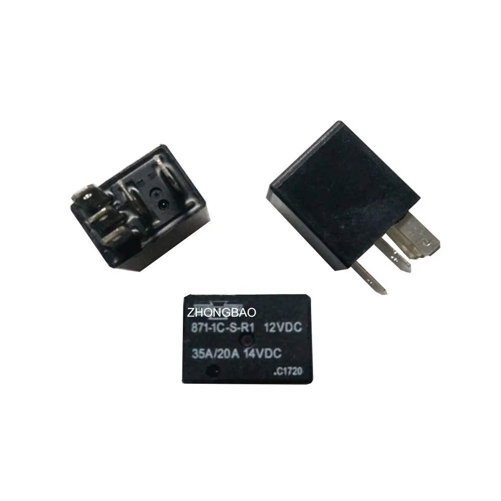 871-1C-S-R1-12VDC Relay 5-pin 20A 12V Automotive Relays 35A 14VDC