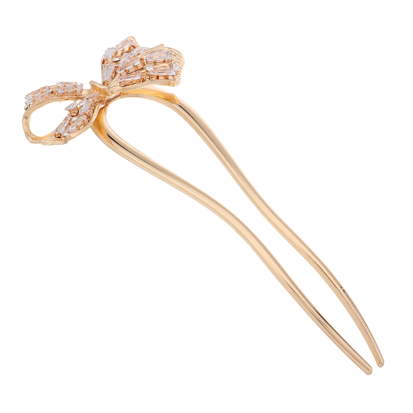 

Square Bow Hairpin Bridegroom French Twist Zinc Alloy Shaped Pins for Buns Holder