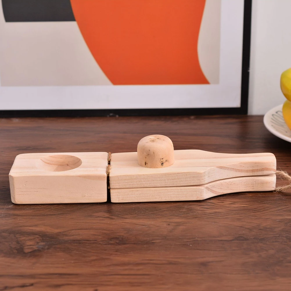 

Wooden Crusher Plantain Press Smasher for Tostones Kitchen Gadgets Air Fryer Accessories Potato Banana Grinder Tool Solid Wood