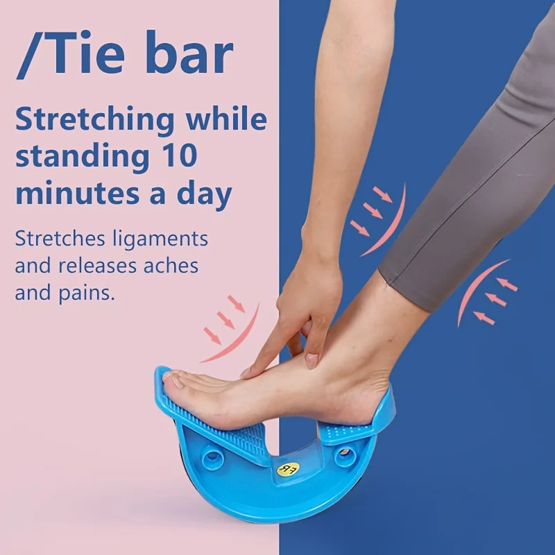 Multi-Functional Foot Stretcher Rocker Arm Calf Ankle Stretching Board Stretching Yoga Fitness Equipment Curved Stretching Tools