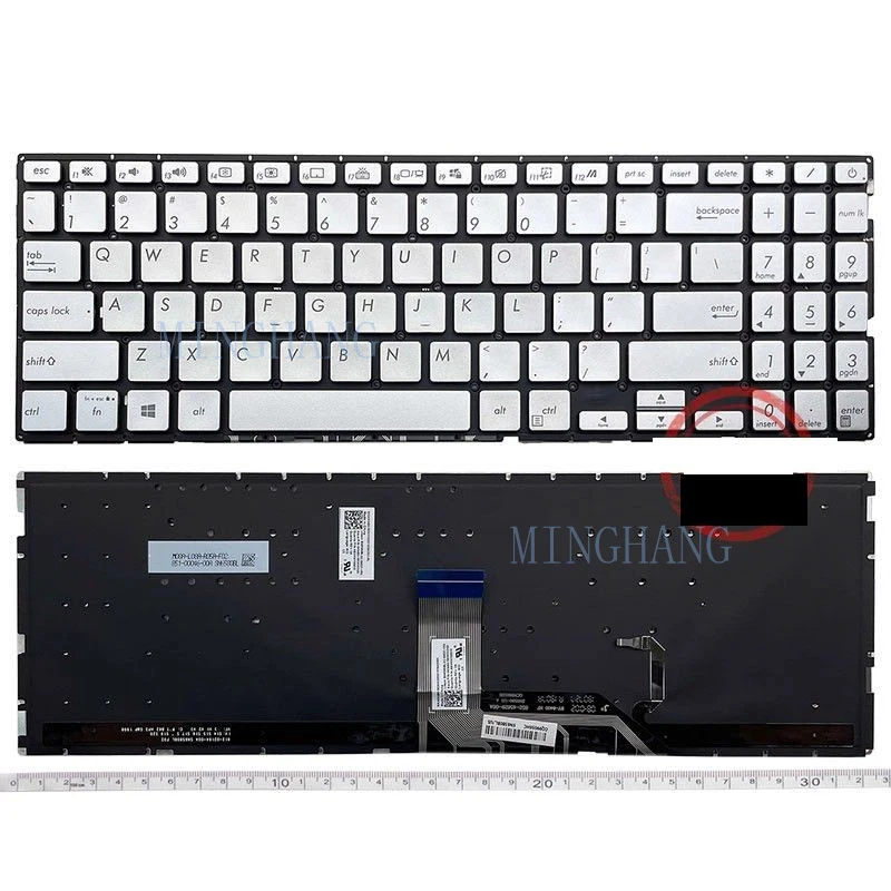 

Новая клавиатура с подсветкой для Asus VivoBook X532 X532E X532F X532FA X532FL K532F S532F (US-раскладка)
