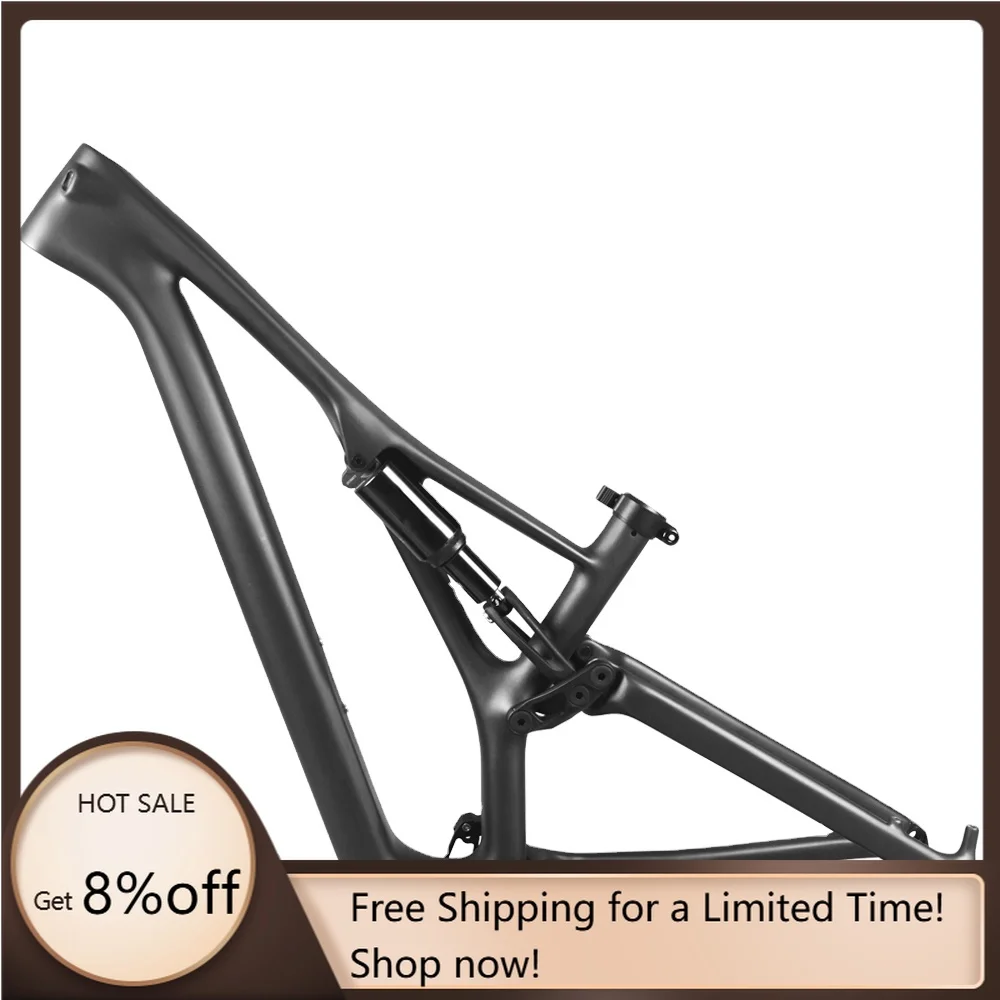 

STLF OEM Brand Full Suspension Frame 148*12 Boost Thru Axle Carbon MTB Mountainbike Frame