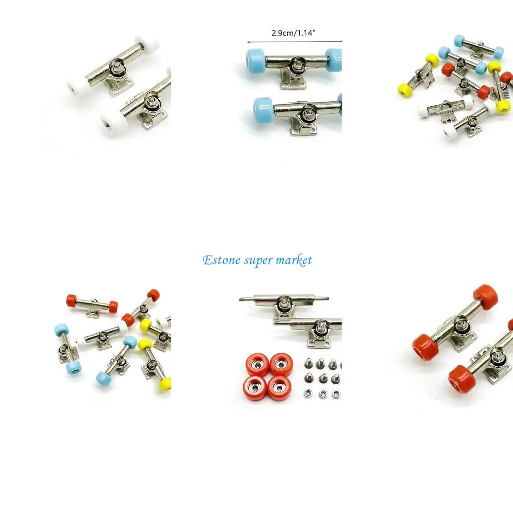 

090B Truckwheel for Toy Finger Skateboard Mini Finger Figurine Parts 2P