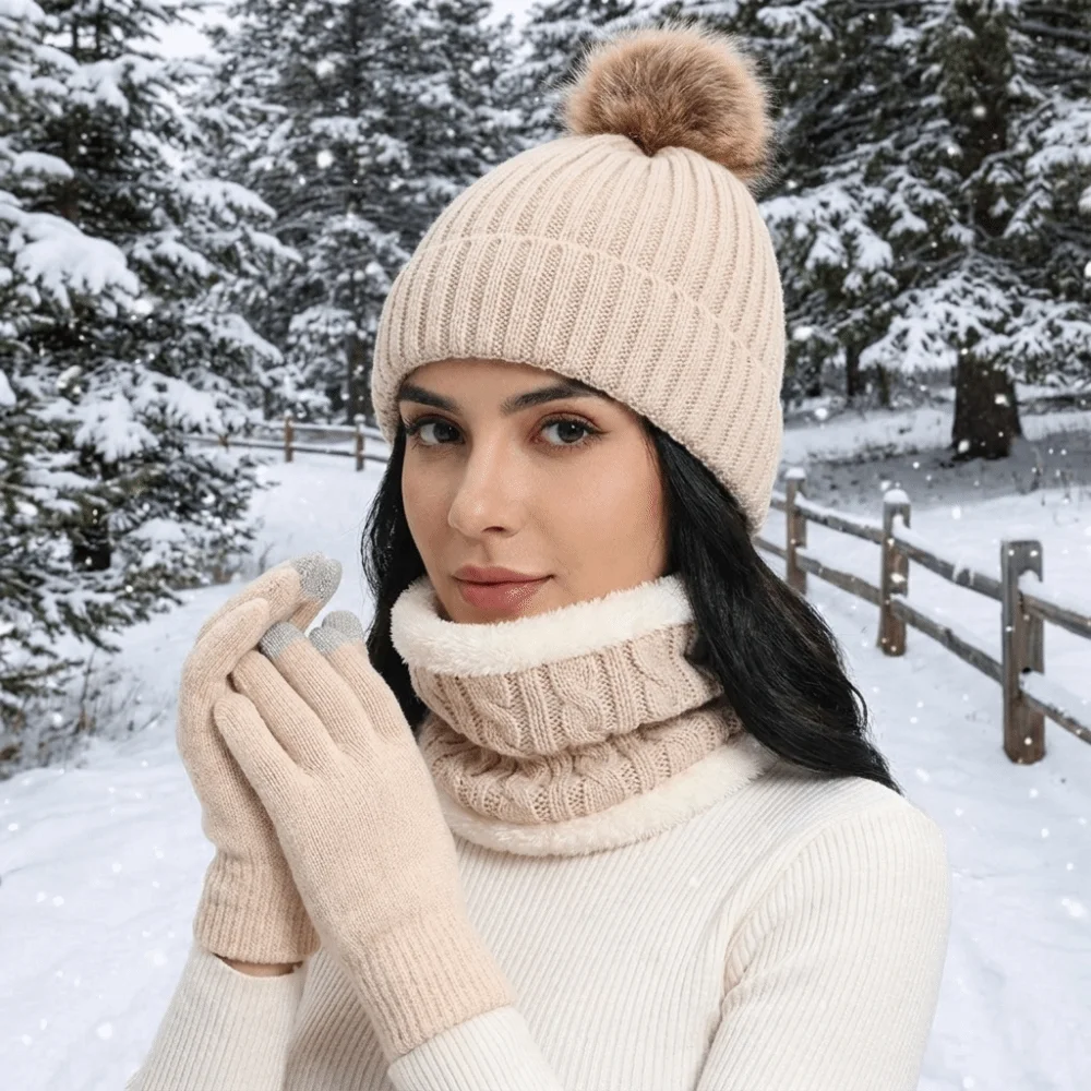 conjunto-de-gorro-cachecol-e-luvas-espessas-gorro-termico-com-pompom-cor-solida-conjunto-de-luvas-de-inverno-tricotadas-a-prova-de-frio