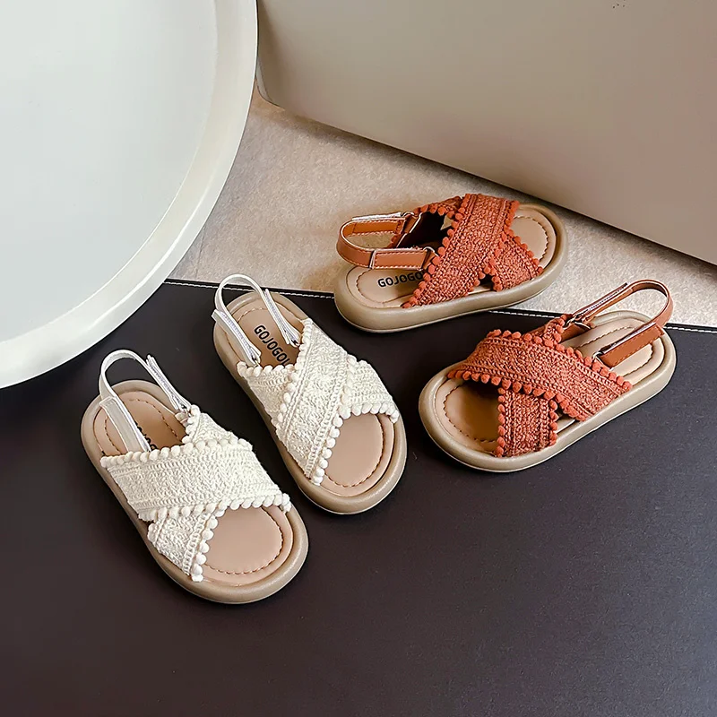 Summer neonate Cute Children Hollow Back Straps Beach Toddler Shoes sandali comodi bellissimi bambini con punta tonda aumentano