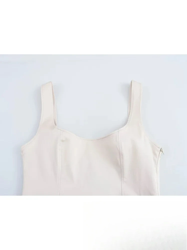 KONDALA Vintage Chic Casual vestido de mujer sólido Cami fajas pliegues sin mangas Mini Vestidos nueva moda 2025 vestido de vacaciones de verano