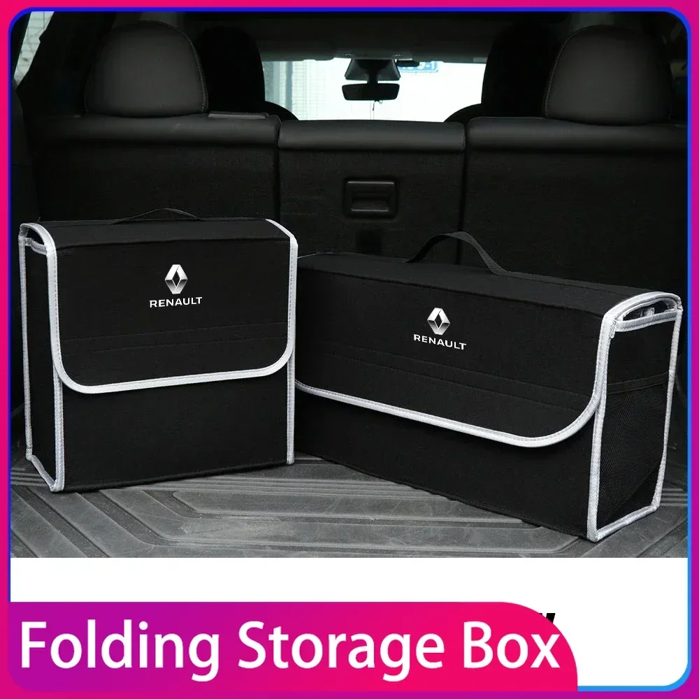 

Car Storage Bag Folding Travel Tidying Box Trunk Tools Case For Renault Megane 2 3 4 Twingo Clio Talisman Captur Trafic Kwid