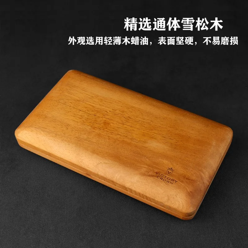 Cigar Box Cigar Moisturizing Box Cedar Wood Solid Wood Rich Cigar Multi Pack Portable Moisturizing Box 4-Pack (Excluding Cigars)