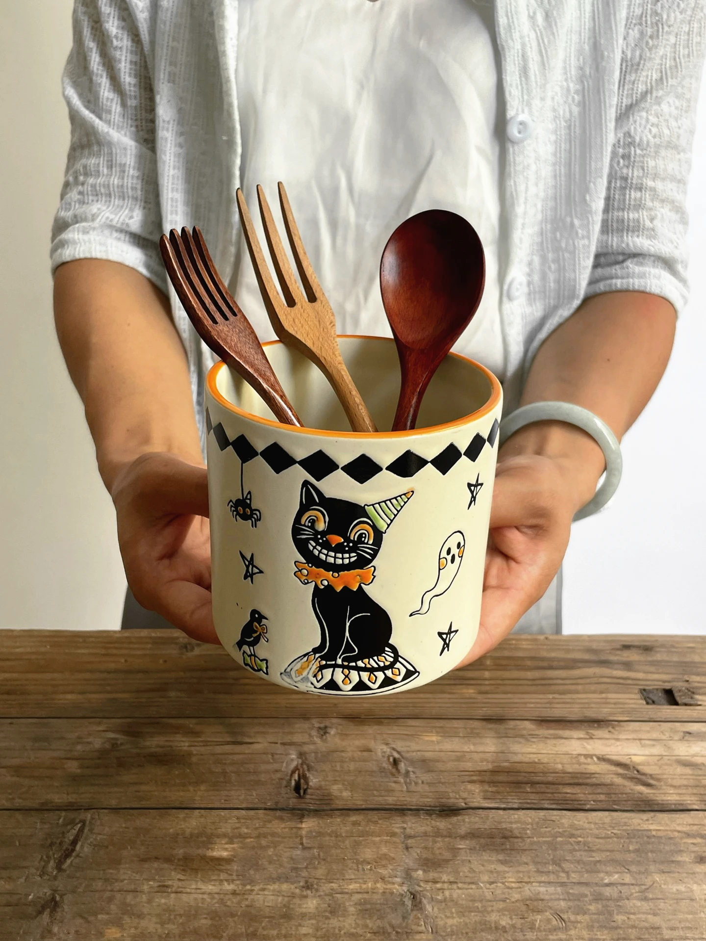 

Расписанный вручную многофункциональный креативный поднос-органайзер для хранения, подставка для мяса, цветов, палочек для еды, ложек и столовых приборов