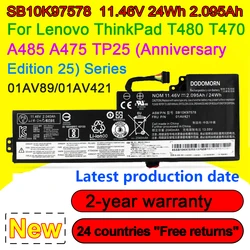 New 01AV489 for Lenovo ThinkPad T470 T480 A475 A285 Series 01AV419 01AV420 01AV421 01AV489 Laptop Battery SB10K97576 SB10K97578