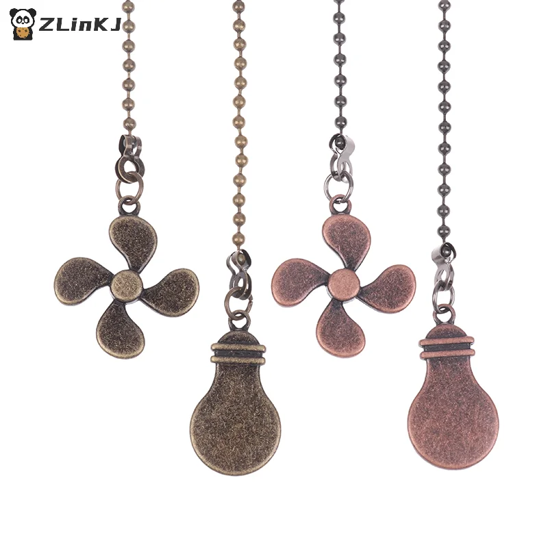 

Fan Shape Ceiling Fan Pull Chain Light Shape Chandelier Pull Chain Metal Pendant Pull Chain Extension Chandelier Chain Extender