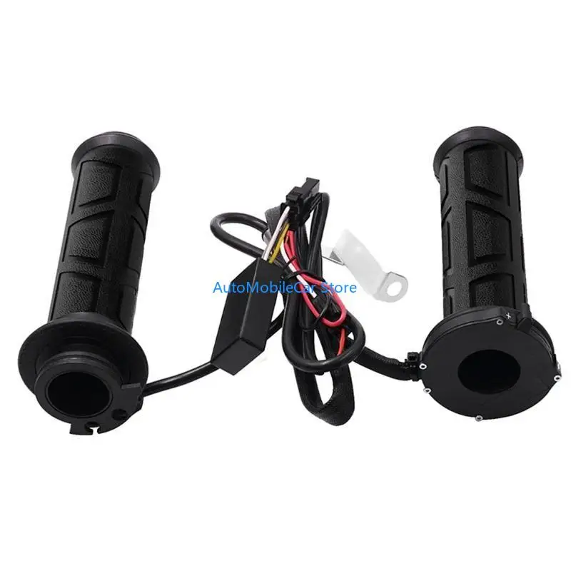 G8TE Winter Motorbike Electric Heated Pad 22mm Electric Handlebar Grips Warmer Wearproof Heating Pads