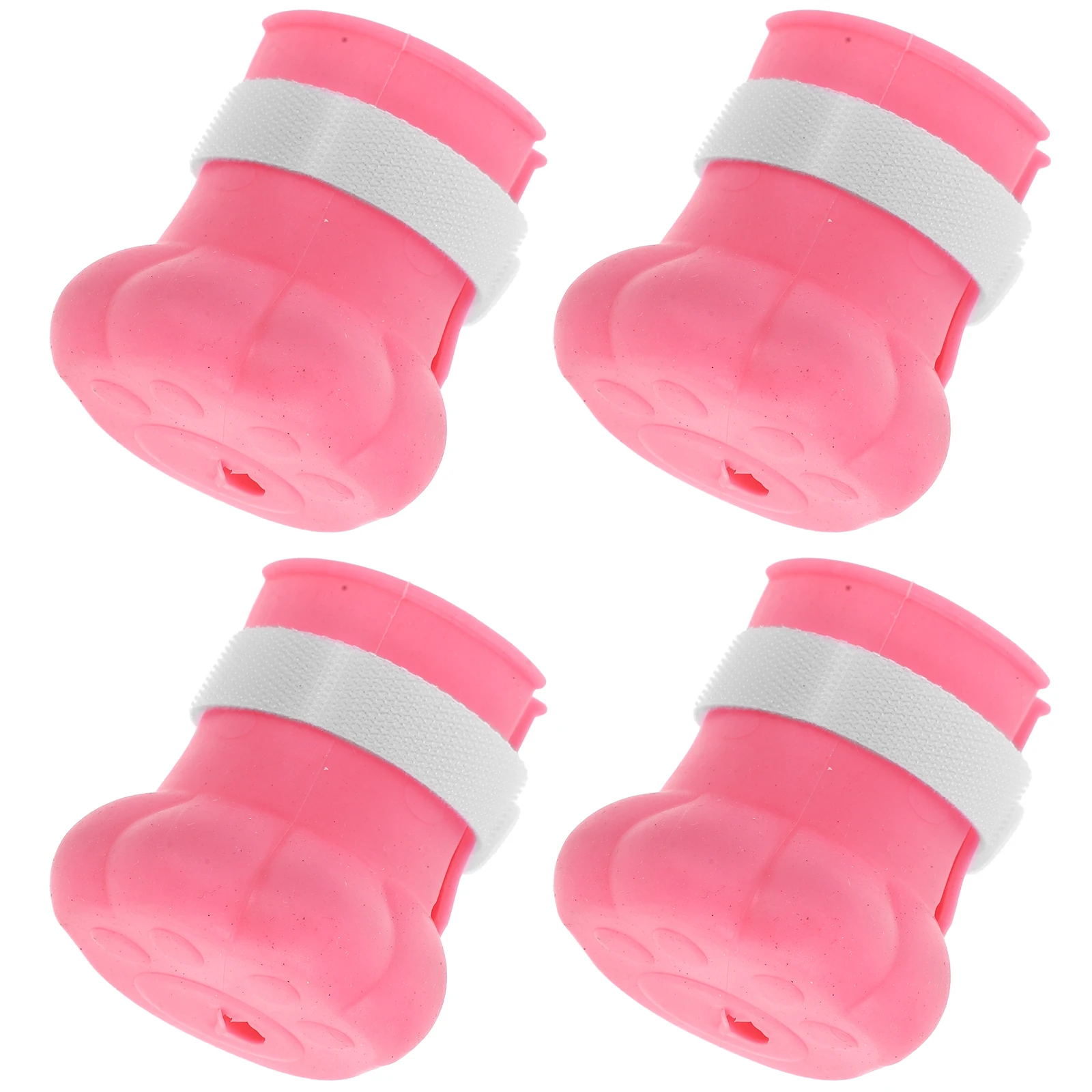 

4 Pcs Cat Pet Silicone Kitten for Small Cats Scratching Gloves Foot Covers Boots Booties to Prevent
