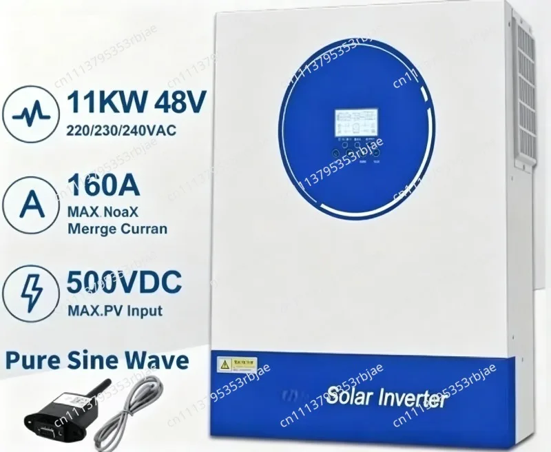 120A Solar Controller 230VAC Voltage Max PV 500VDC Support WIFI 6200VA 6.2KVA Hybrid Solar Inverter 48V Built MPPT