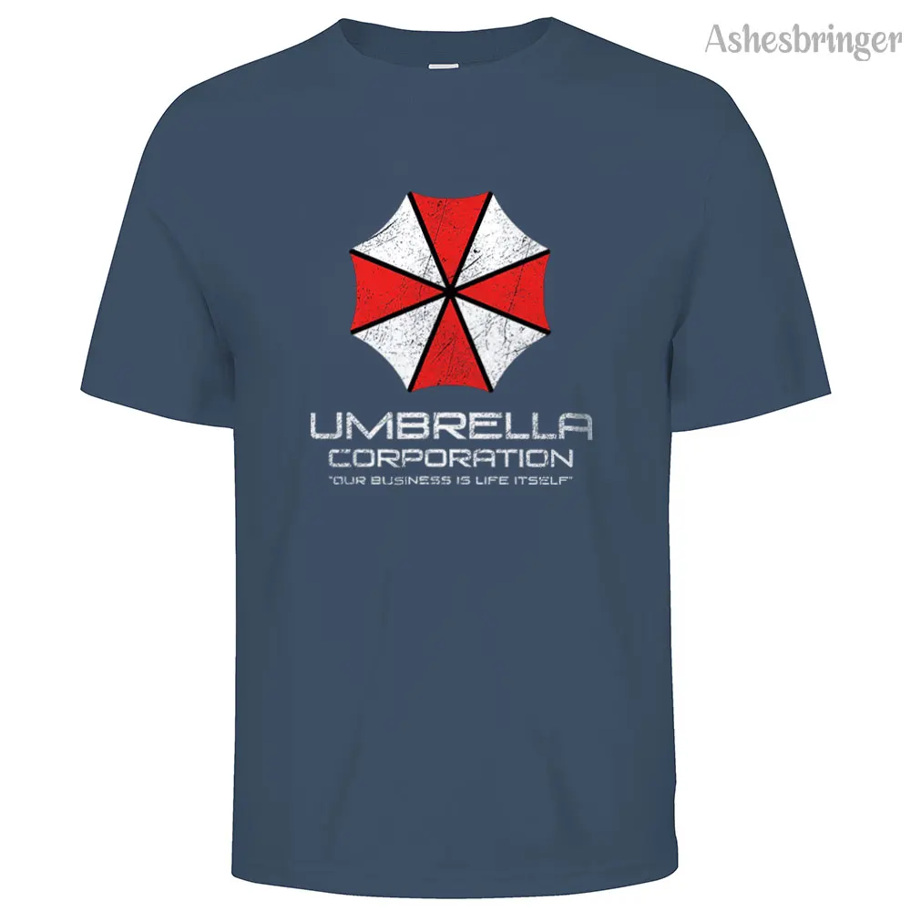 Mens Cotton Umbrella Corporation Graphic T Shirt Street Casual Style Tee for Men and Women image 4