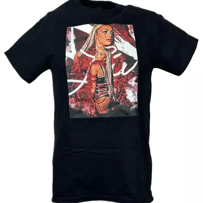 Liv Morgan Black T Shirt Basic Size S 5Xl Short Sleeve Men