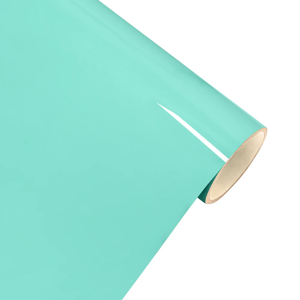 Mint Green Car Wrap Vinyl Film Carr Stickers PET Bubble Free Decals Auto Self Adhesive Sticker Car Accessories Decoration
