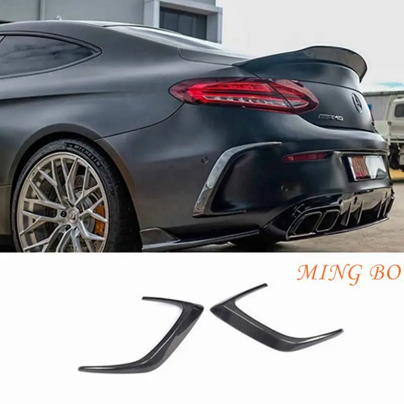 

FOR Mercedes Benz C-Class W205 2-door C43 C63 AMG 2014 2015 2016- 2019 Carbon Fiber Rear Side Front Air Outlet Diffuser Spoiler