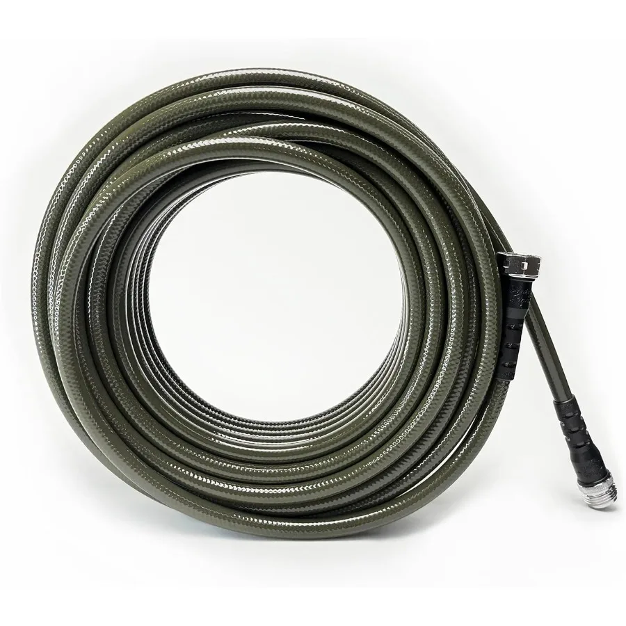 

Полиуретановый садовый шланг серии 400 размером 75 x 7/16 дюймов оливкового цвета для прочного полива на открытом воздухе, устойчивый к K