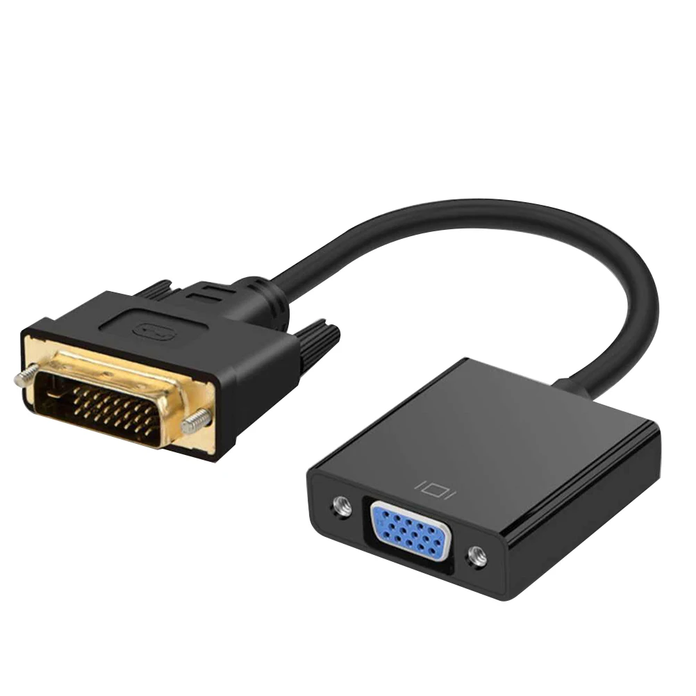 

DVI VGA Cable 1080P Video Converter for Computer DVI D Male Female Adapter Graphics Display Signal Transmission Stable