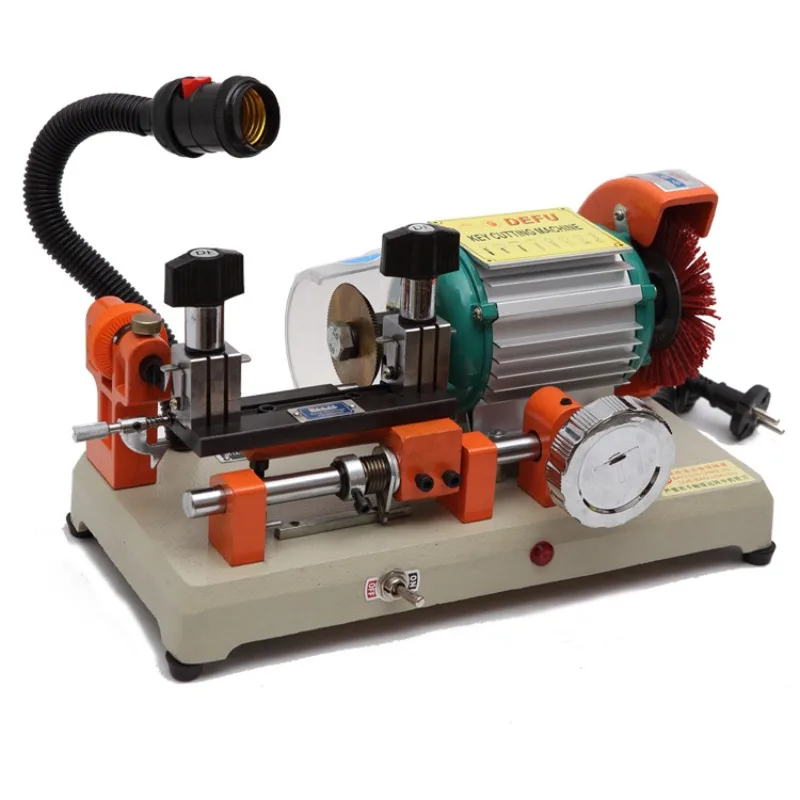 New 220VHorizontal Key Cutting Machine With Key Cutting Machine Manual Knife With Fine-Tuning Guide Pin Key Duplicating Machine