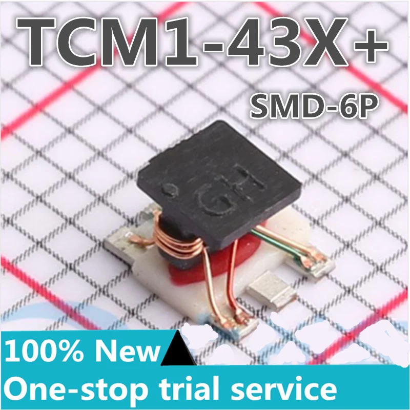 2-50pcs TCM1-43X+ marking GH, TCM1-83X+ marking HA SMD-6P 50Ω new original RF transformer RF chip Mini-Circuits