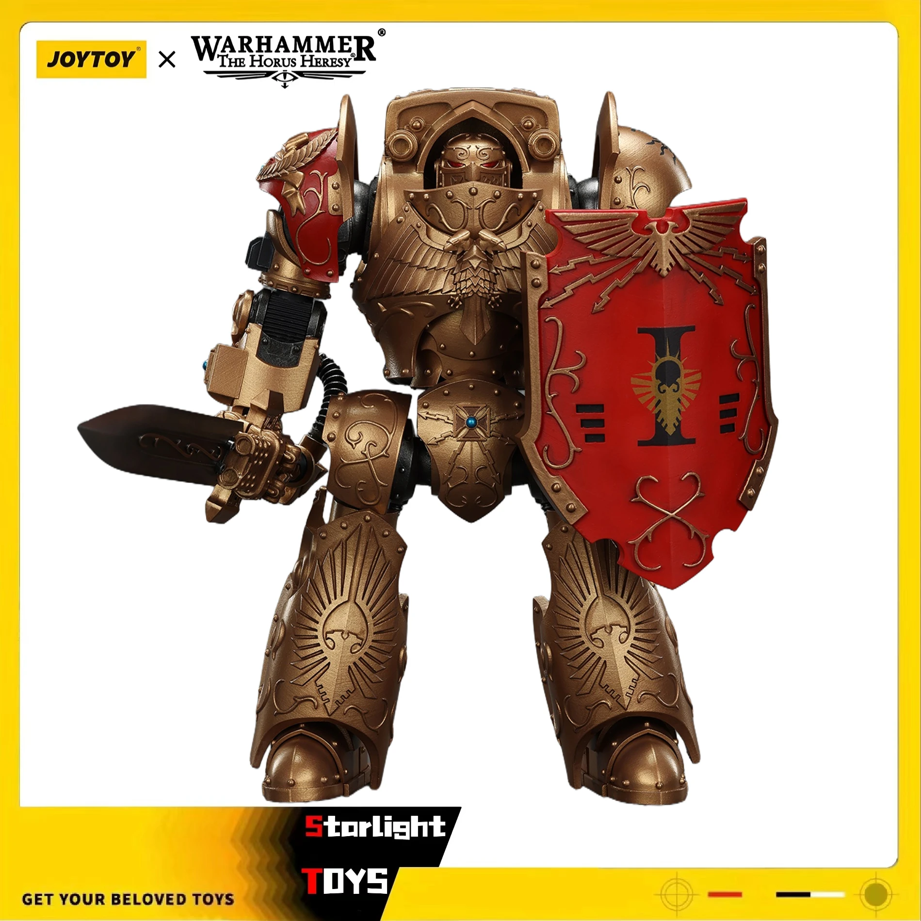

JOYTOY 1/18 Action Figure Warhammer 40K Legio Custodes Contempor-Galatus Dreadnought Model Toy Gift