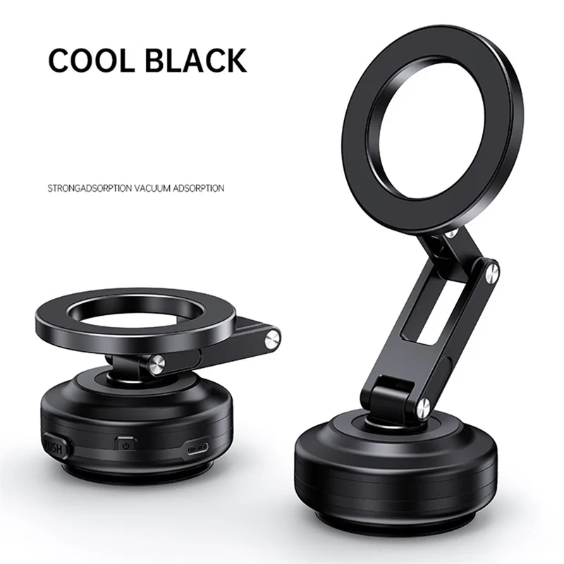 AC39-Dudukan Telepon Dudukan Telepon Mobil Magnetik Yang Ditingkatkan 360 °   Rotasi Anti-Slip Shockproo Vacuum Suction Universal Cocok Untuk Semua Ponsel